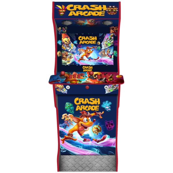 AG Elite 2 Player Arcade Machine - Crash Bandicoot Theme